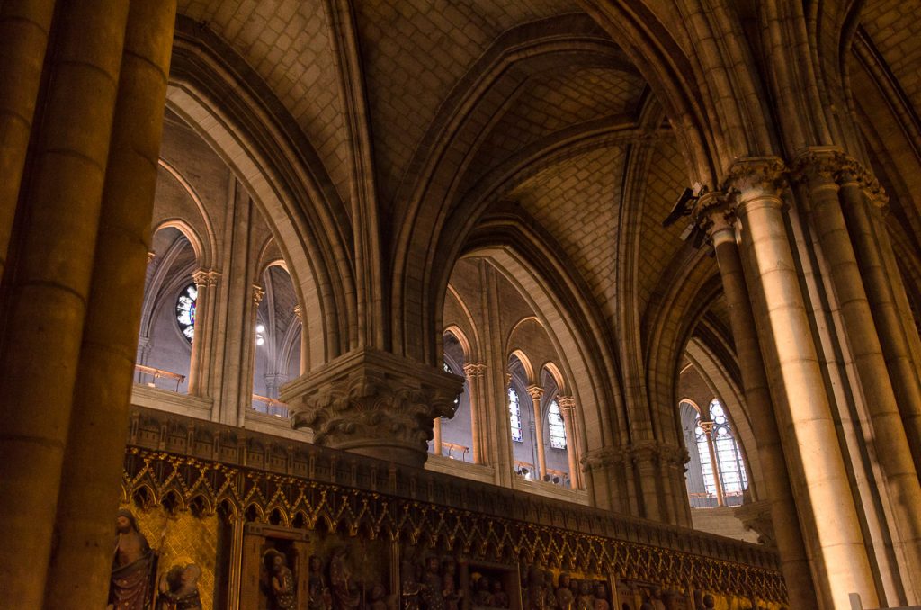 Interior of Notre Dame de Paris