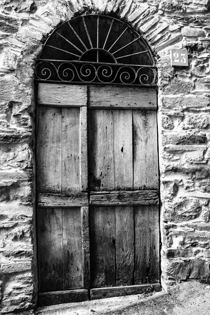 Old Door in Montalto Ligure