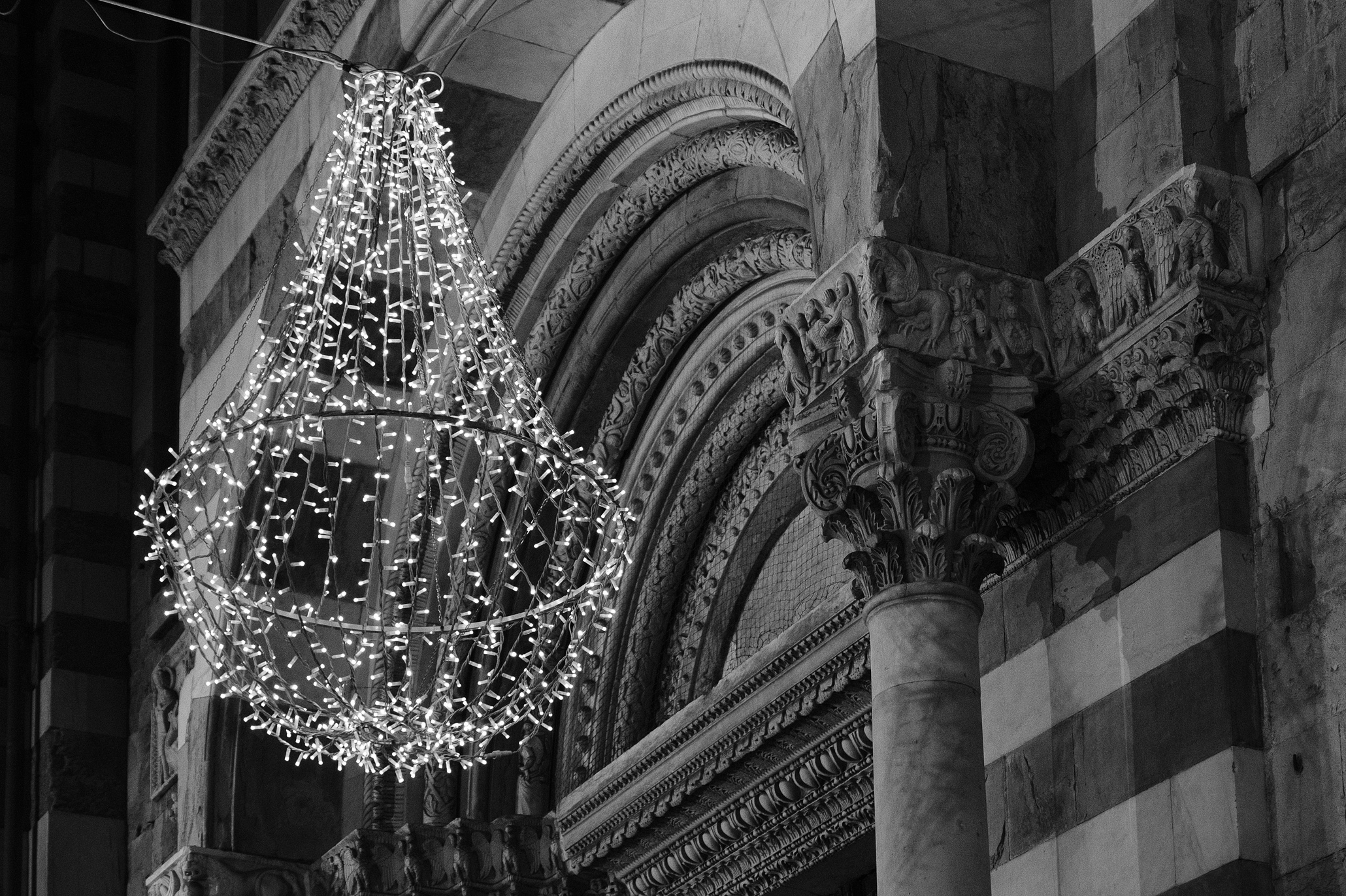 Details of Duomo San Lorenzo in Genoa's Centro Storico