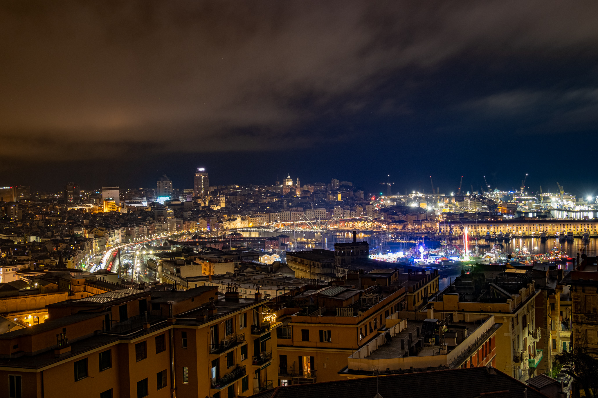 Genoa by Night