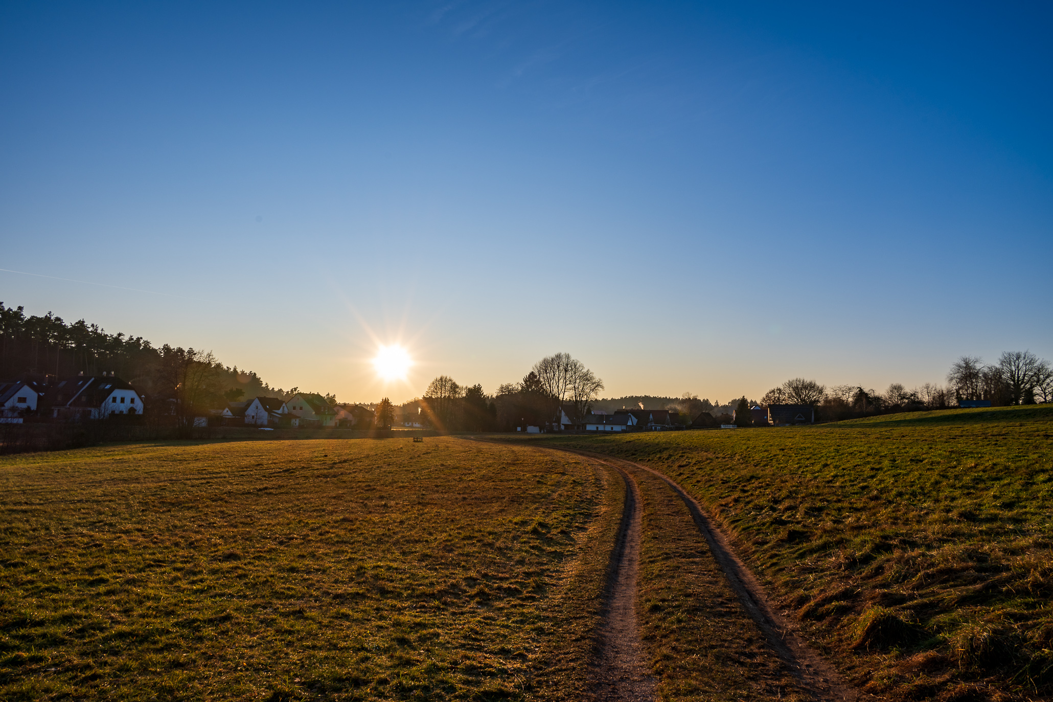 Sunset at Moosbach near Nürnberg