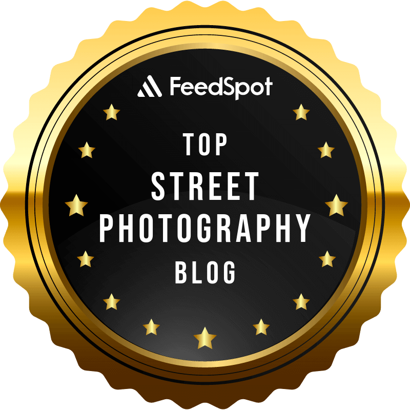 Recognition for the Streets of Nuremberg by Feedspot as one of the Top45 street photography blogs. 