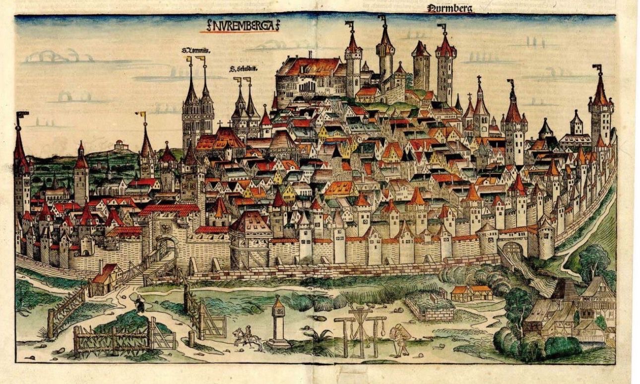 Nuremberg Medieval City View
