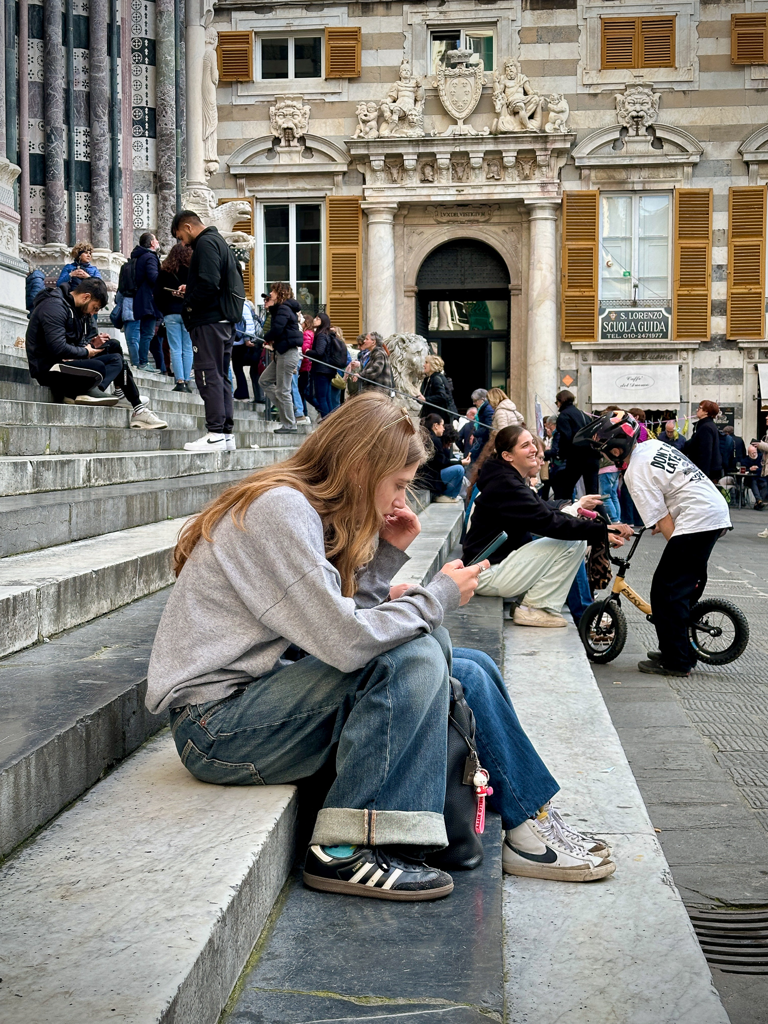 Girl with too many legs