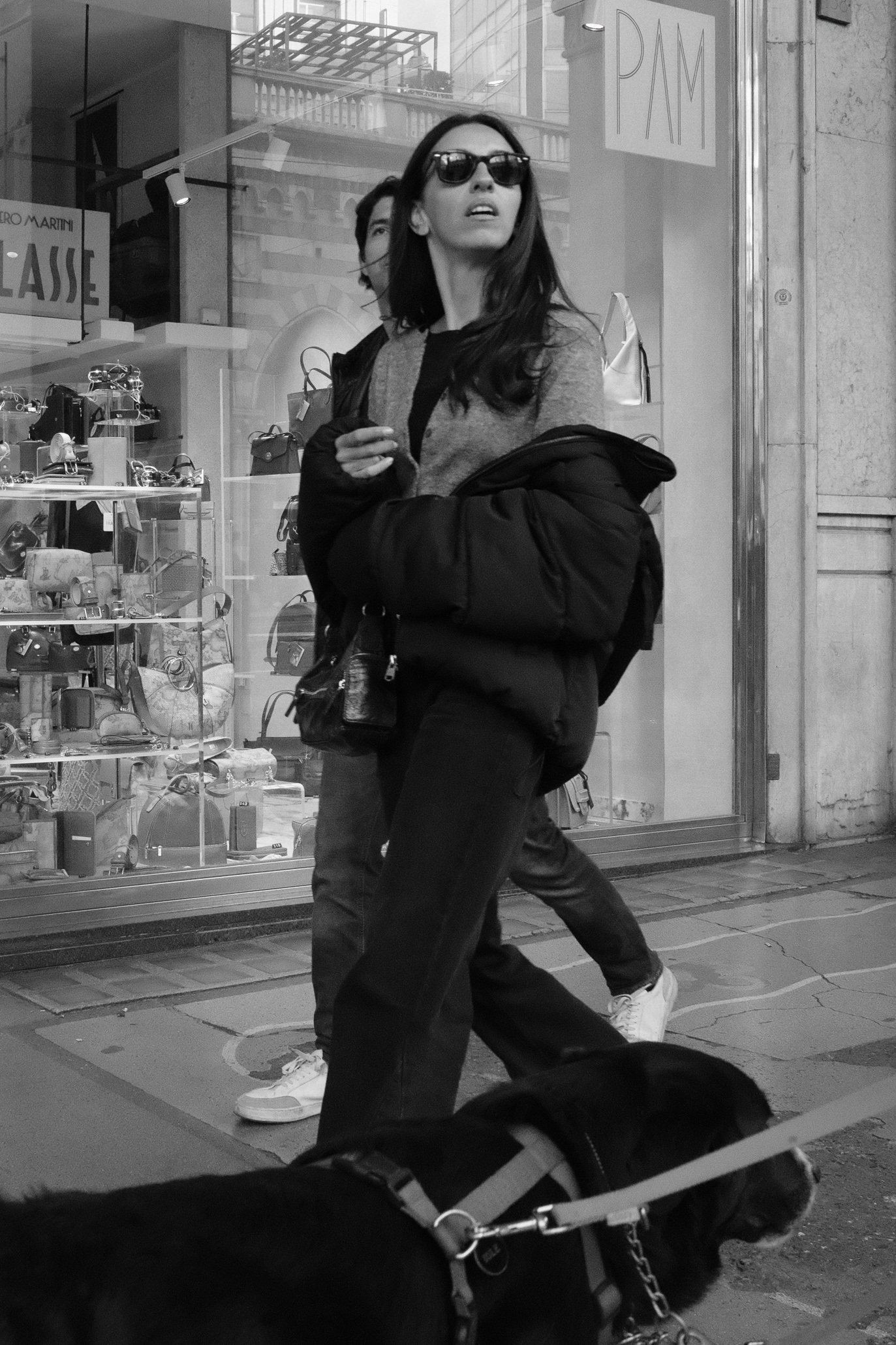Monochrome Street Photography in Via XX Septembre Genova