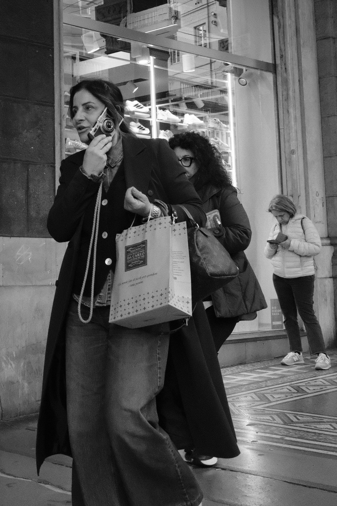 Monochrome Street Photography in Via XX Septembre Genova